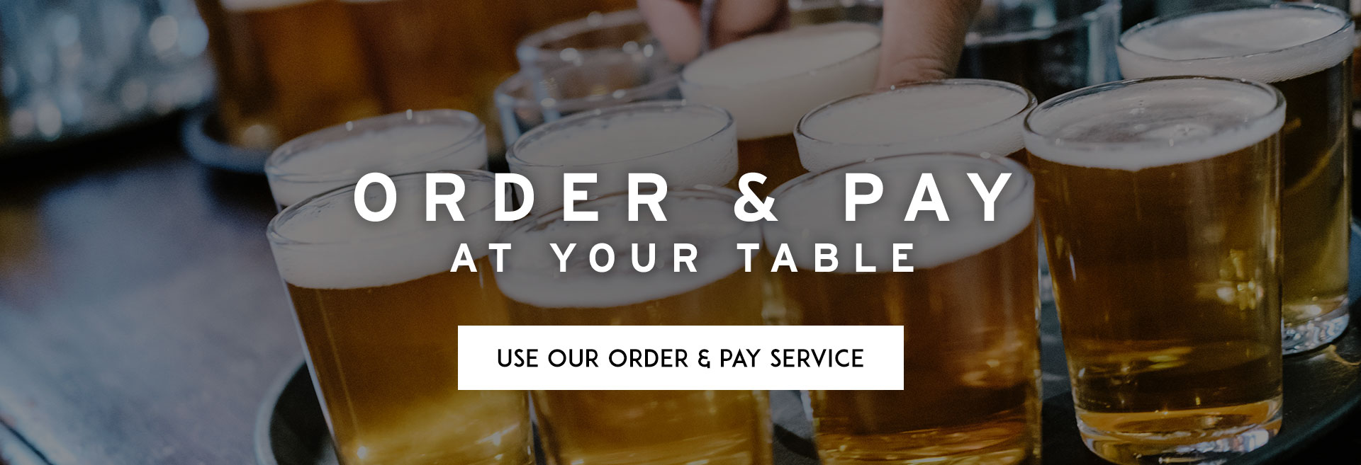 Order at table at Nation of Shopkeepers hero