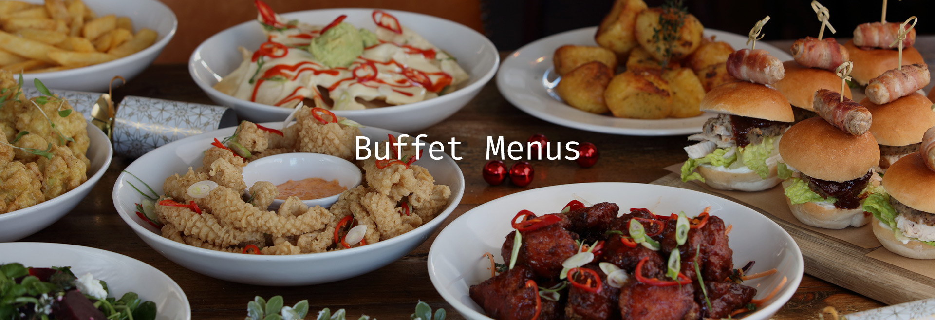 Festive Buffet Menu at Nation of Shopkeepers 