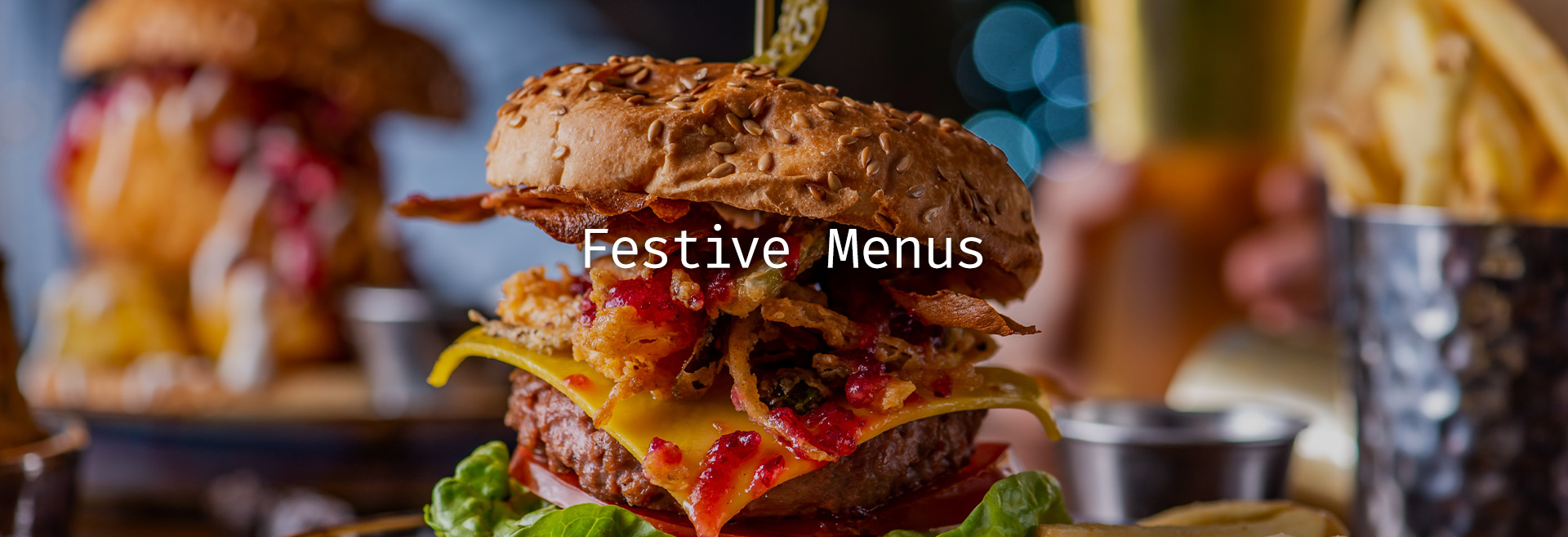 Festive Christmas Menu at Nation of Shopkeepers 